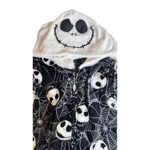 Disney Nightmare Before Christmas Jack Skellington Hooded‎ Pajamas S